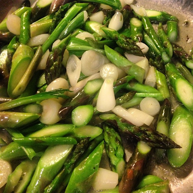 Ramps and moms asparagus. 