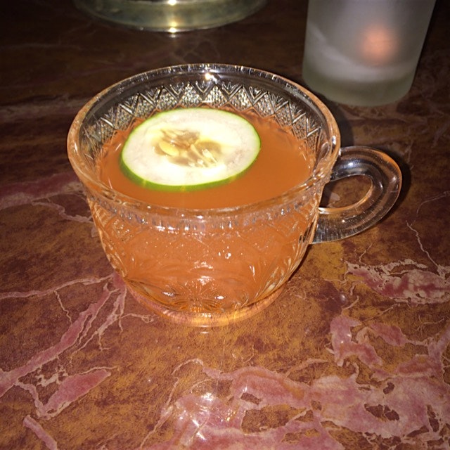 Introduction to Awesome cocktail at Cienfuegos in the East Village. Delicious!