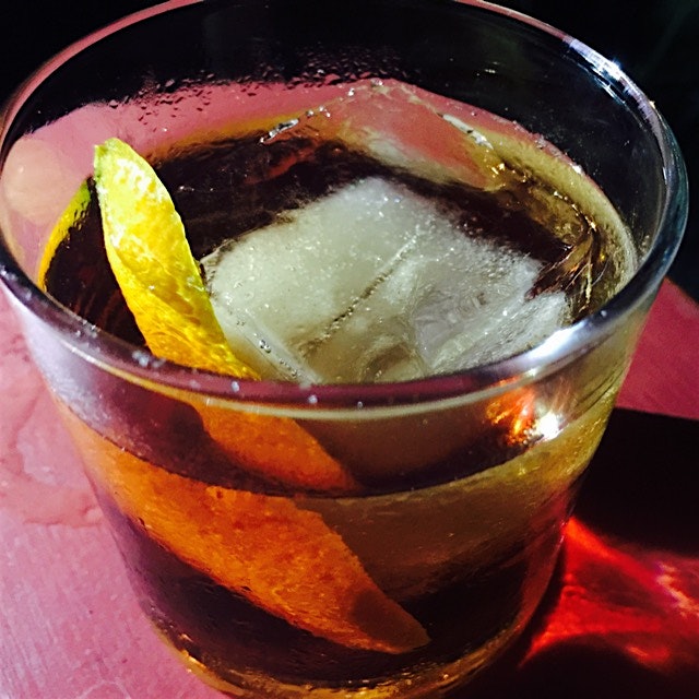 A nice Miami Old Fashioned by the beach...  #foodrevolution