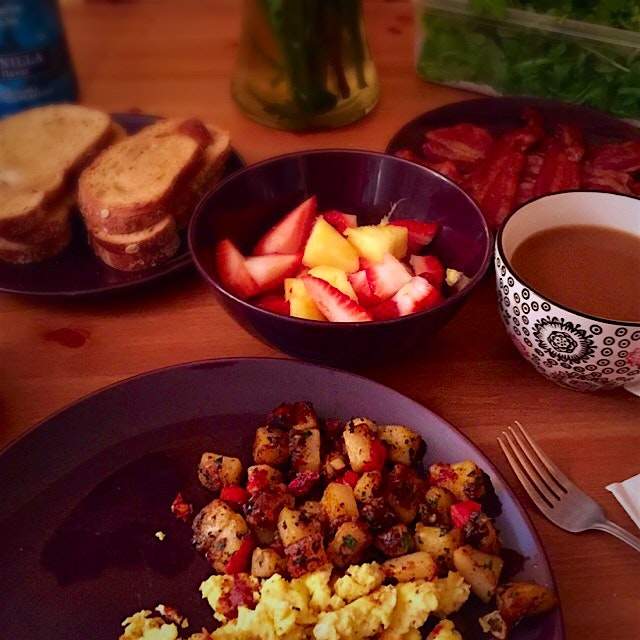 Brooklyn brunch! The tranquility of a Saturday at home is a blessing that has no measure. 