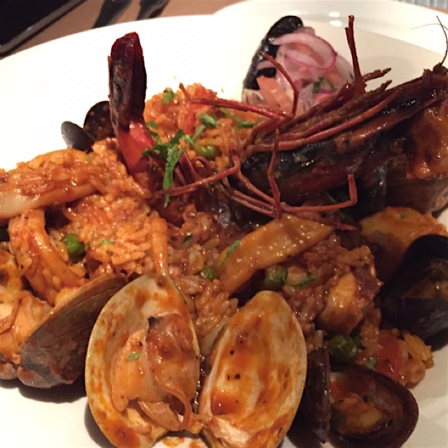 Excellent fish Paella at Pio Pio 10th avenue
Service was great too !