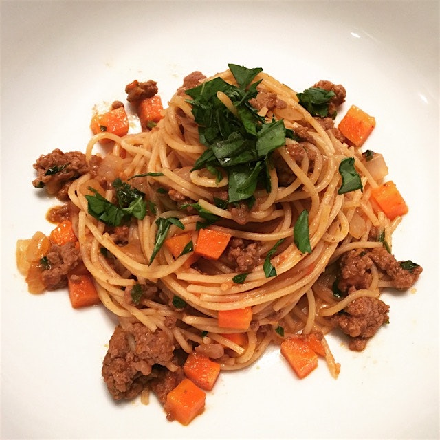 My interpretation of a British #SpagBol recipe. #simplicityiskey