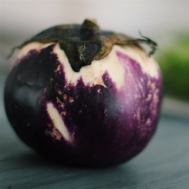 How beautiful is this egg plant! 