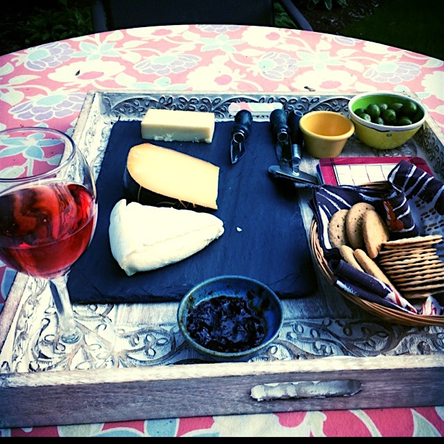 Michael's mom knows me well. Waiting for us on arrival in Champaign.