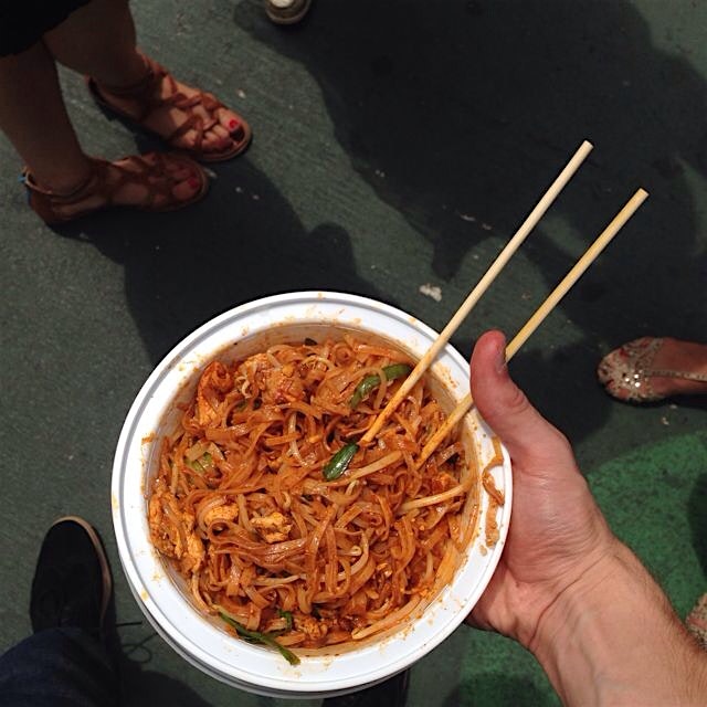 Pad Thai at Broadway Eats with @Purpose team!