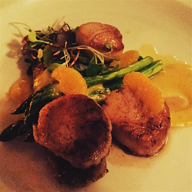 Gettin my scallop fix! Love the fresh seafood here on the NC coast!!