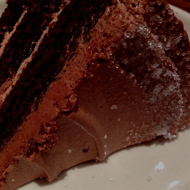 Oof. The sweet & salty chocolate cake at Baked. 