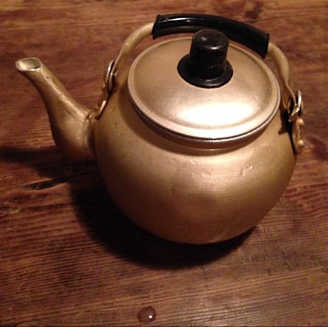 Pitcher of Makgeolli, cloudy Korean rice wine