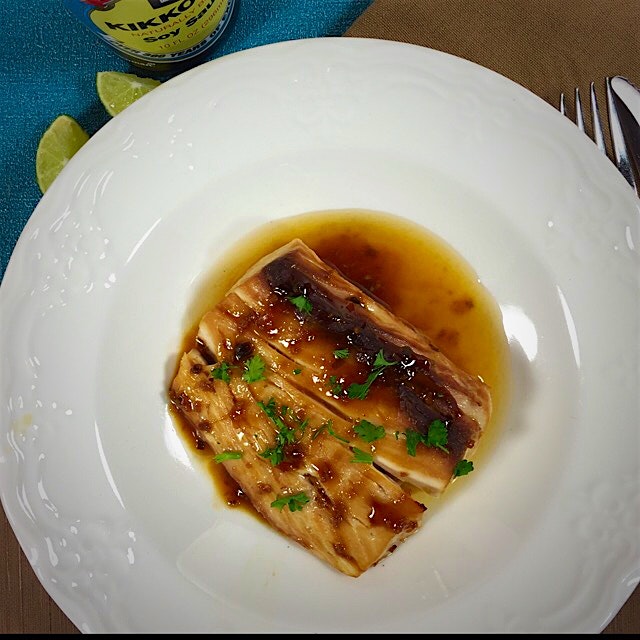 Oven steamed mahi mahi