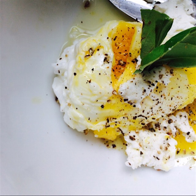 Not my best poached egg But it was still delicious