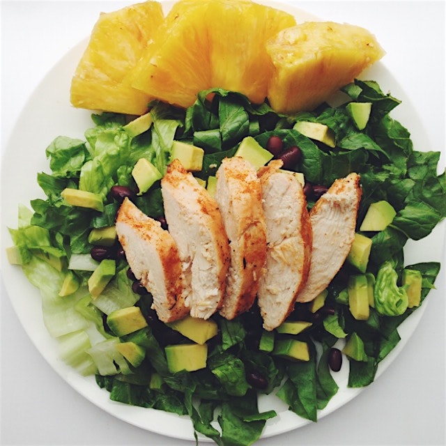 Fresh salad for lunch today! 