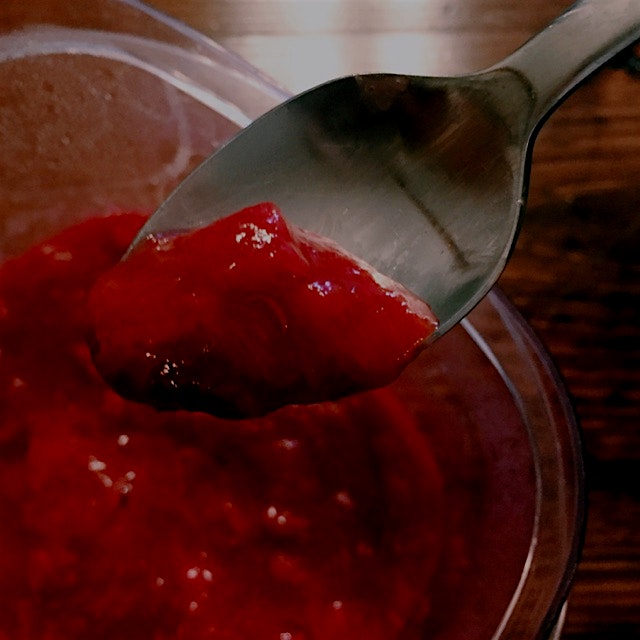 Strawberry Rhubarb Compote - thanks @nhoesterey17 for the tip! I followed your recipe and just ad...
