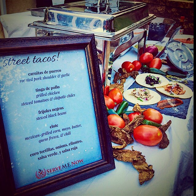 An outdoor party isn't complete without a proper #StreetTacoStation. I'm talking tinga de pollo, ...