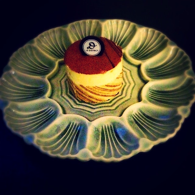 Baby Tiramisu for Baby Brother's Bday courtesy of Le District Market, Battery Park City :) 