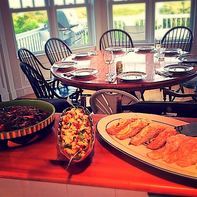 Amazing in house meal prepared by Chef Carol - Westhampton Beach 