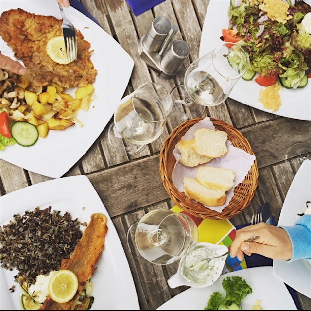 Another delicious dinner by the Baltic Sea 