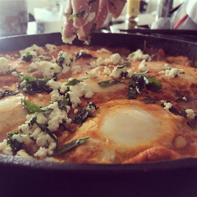 First attempt at Shakshuka = great success!