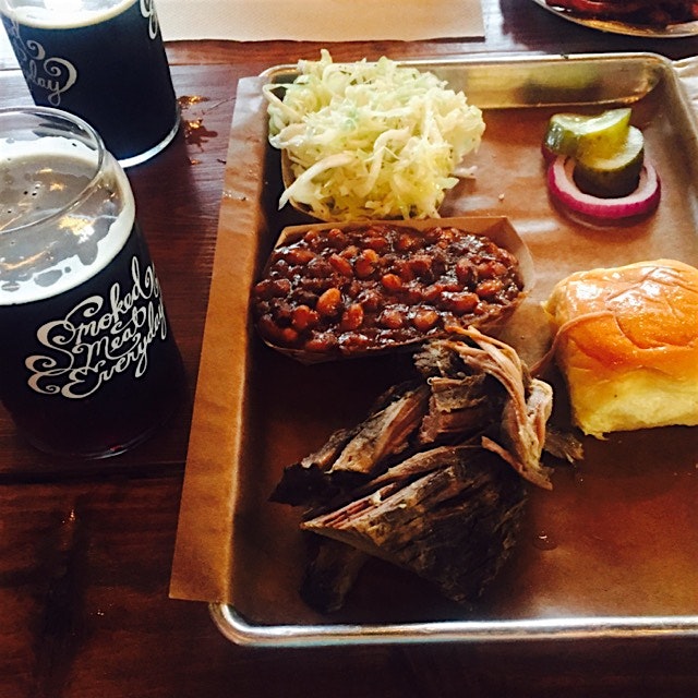 #SmokedMeatEveryday and a beer named Shotgun Wedding 