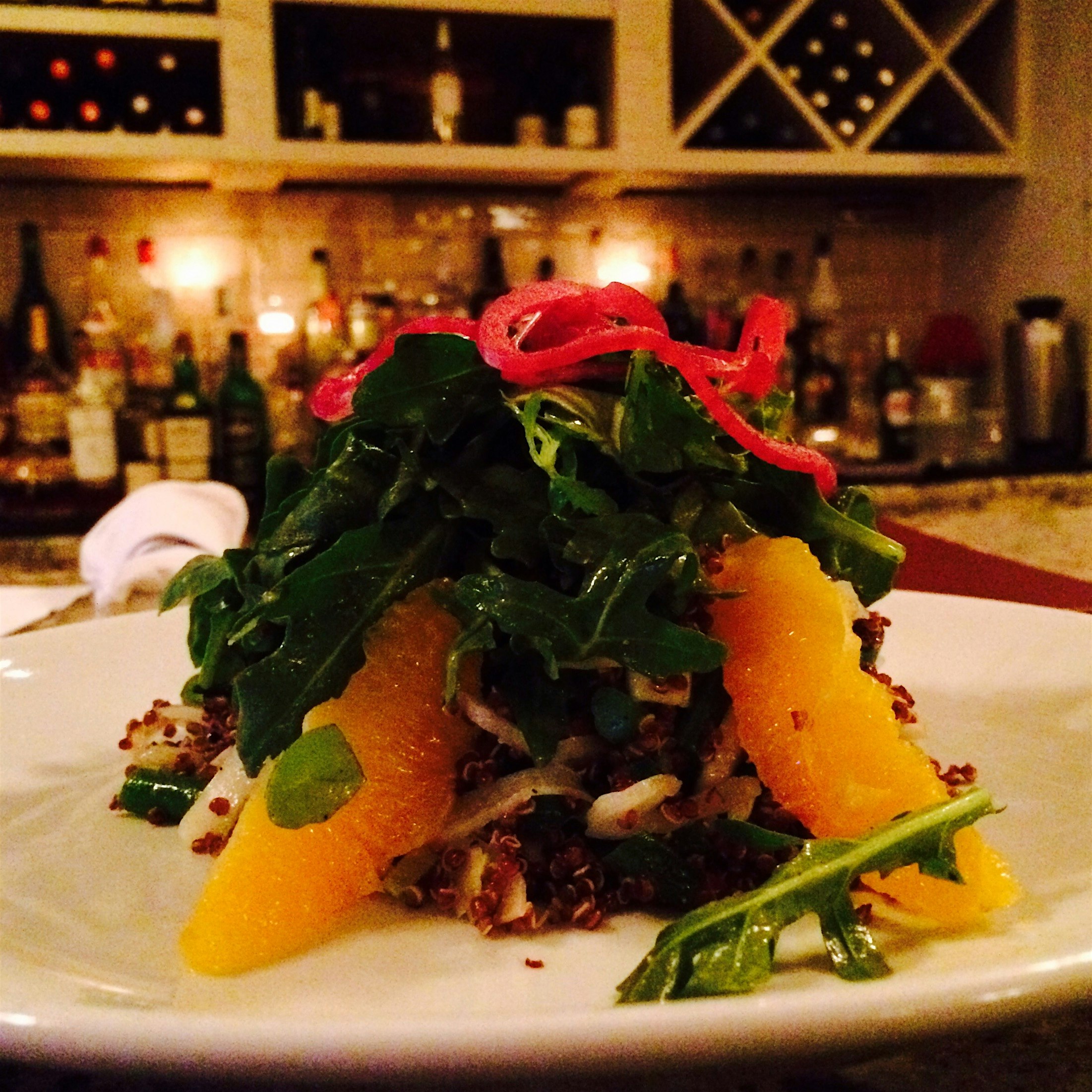 Post-yoga salad. Snapped this using tips from @eviabeler's photo workshop. Bluebell cafe is one o...