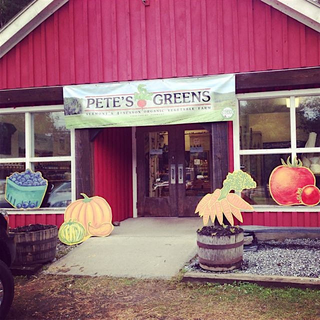 Amazing new addition to my town. Pete's Greens Farm store with local everything. 