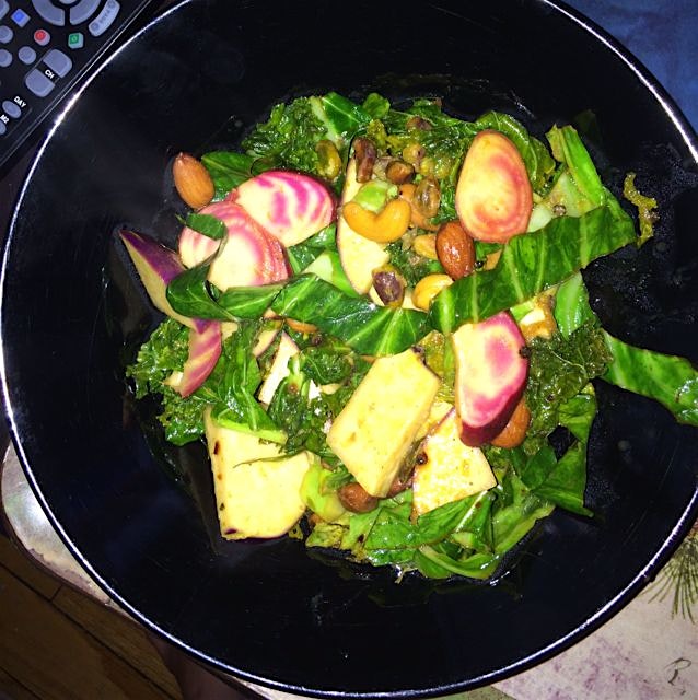 CSA delights! Vegan by accident...