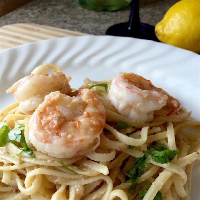 Shrimp scampi 