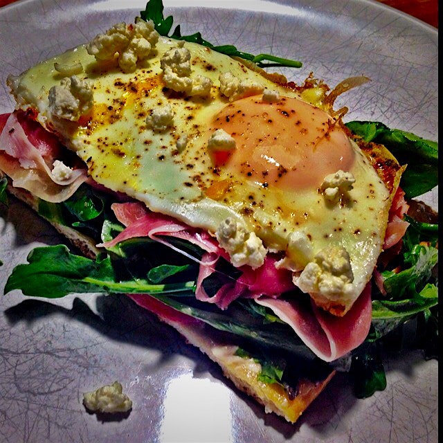 Breakfast at an office