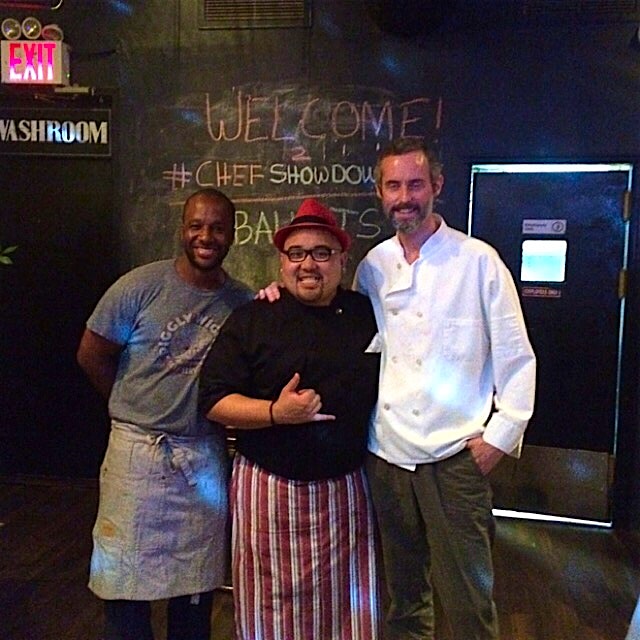 #TBT. Our winner from our Chef Showdown, Chef Flo Valdez (middle) from @serveMEnow. 