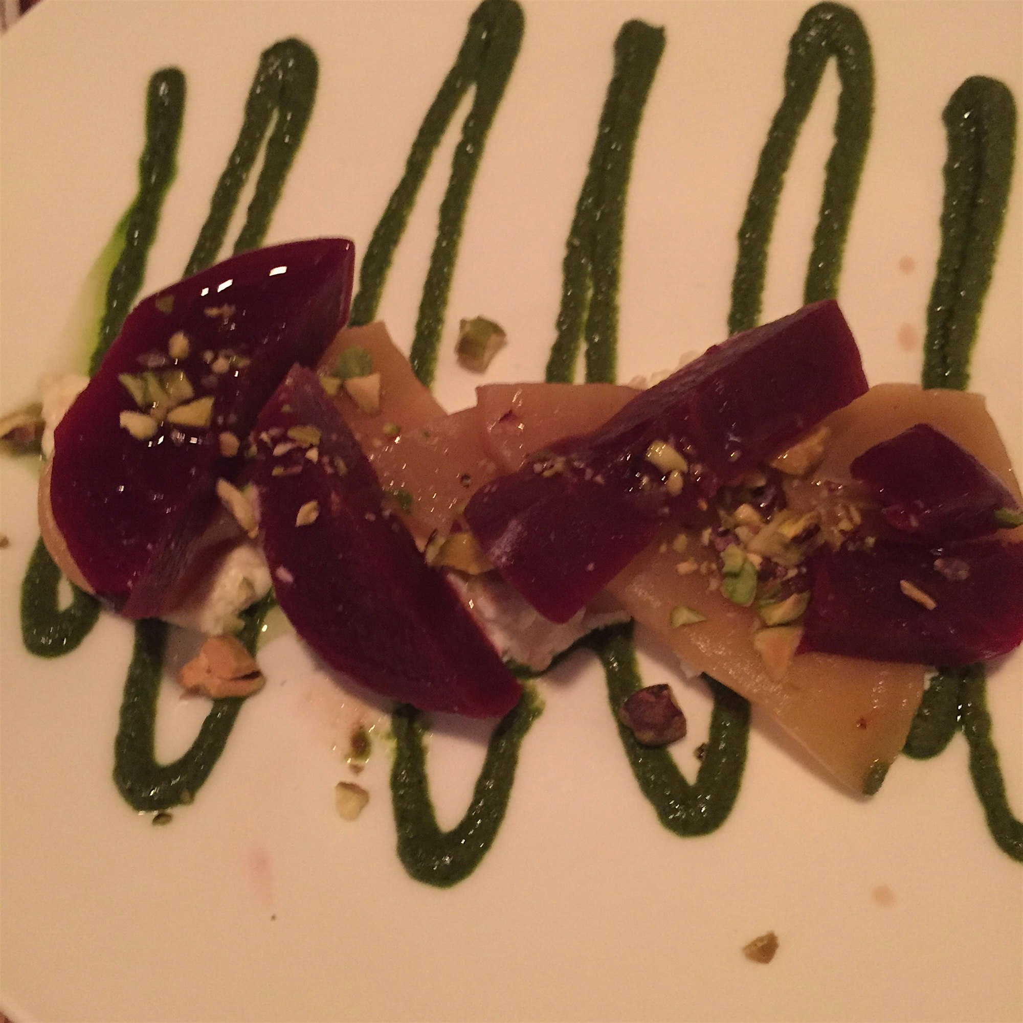 Delicious beet salad last night as our starter at Sunshine Co. 