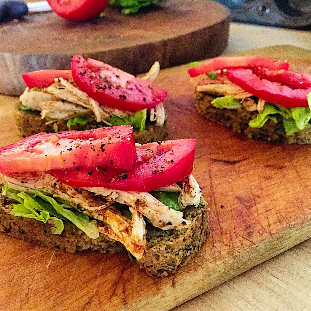 CLT's. Shredded chicken quickly sautéed in chipotle, cumin and sumac volunteered to help me test ...