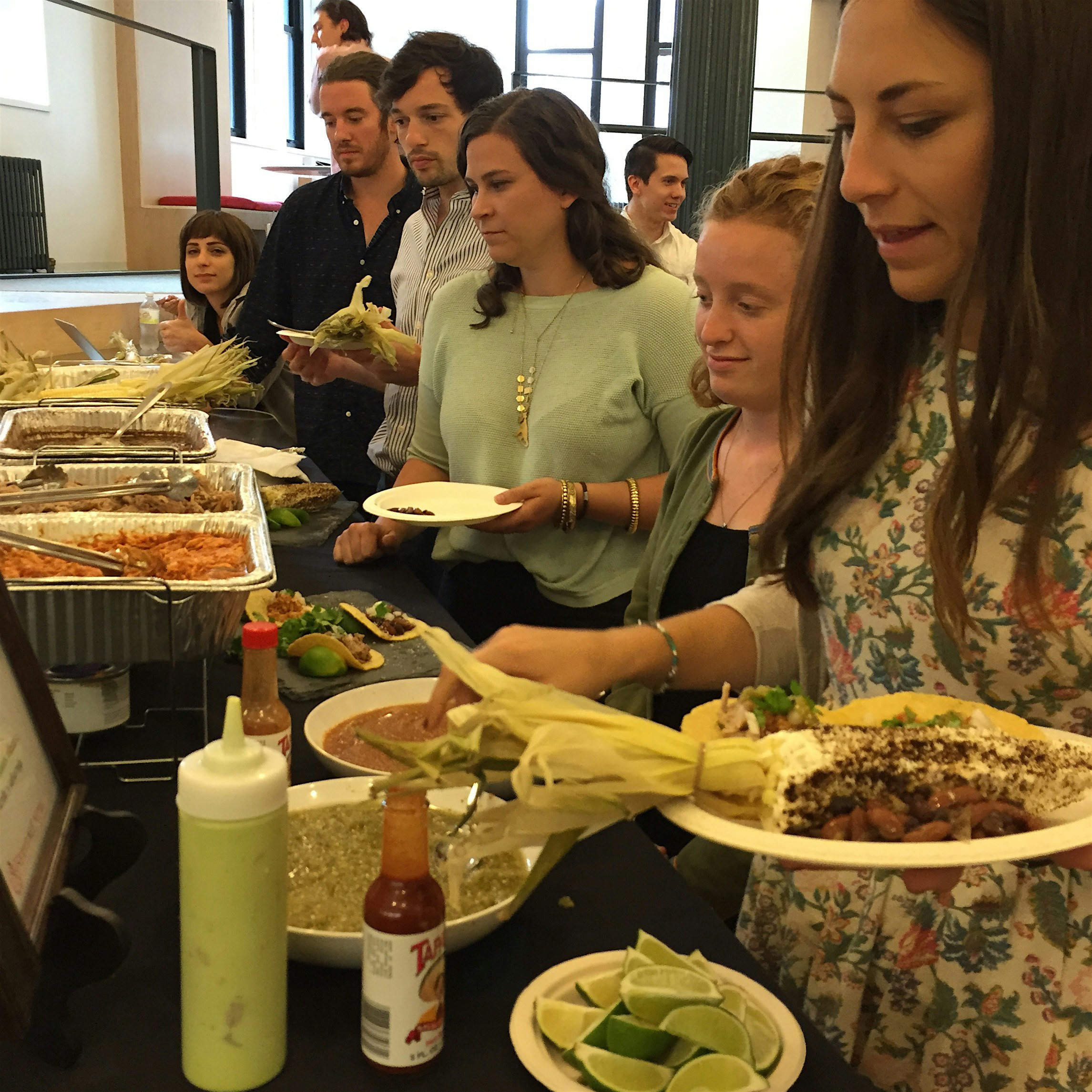 #SMNTacoTuesday at #Purpose! @serveMEnow and his gang are taking such great care of us!!!