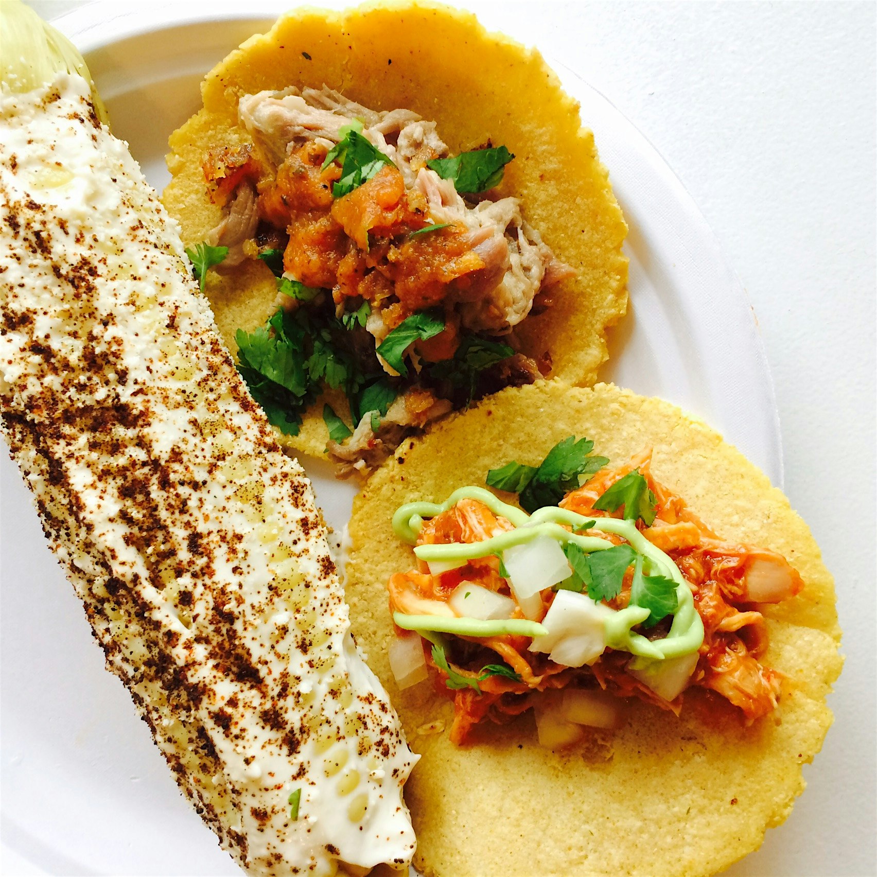 @serveMEnow brings taco Tuesday to the office and porps rejoice! pork shoulder, chicken Tacos and...