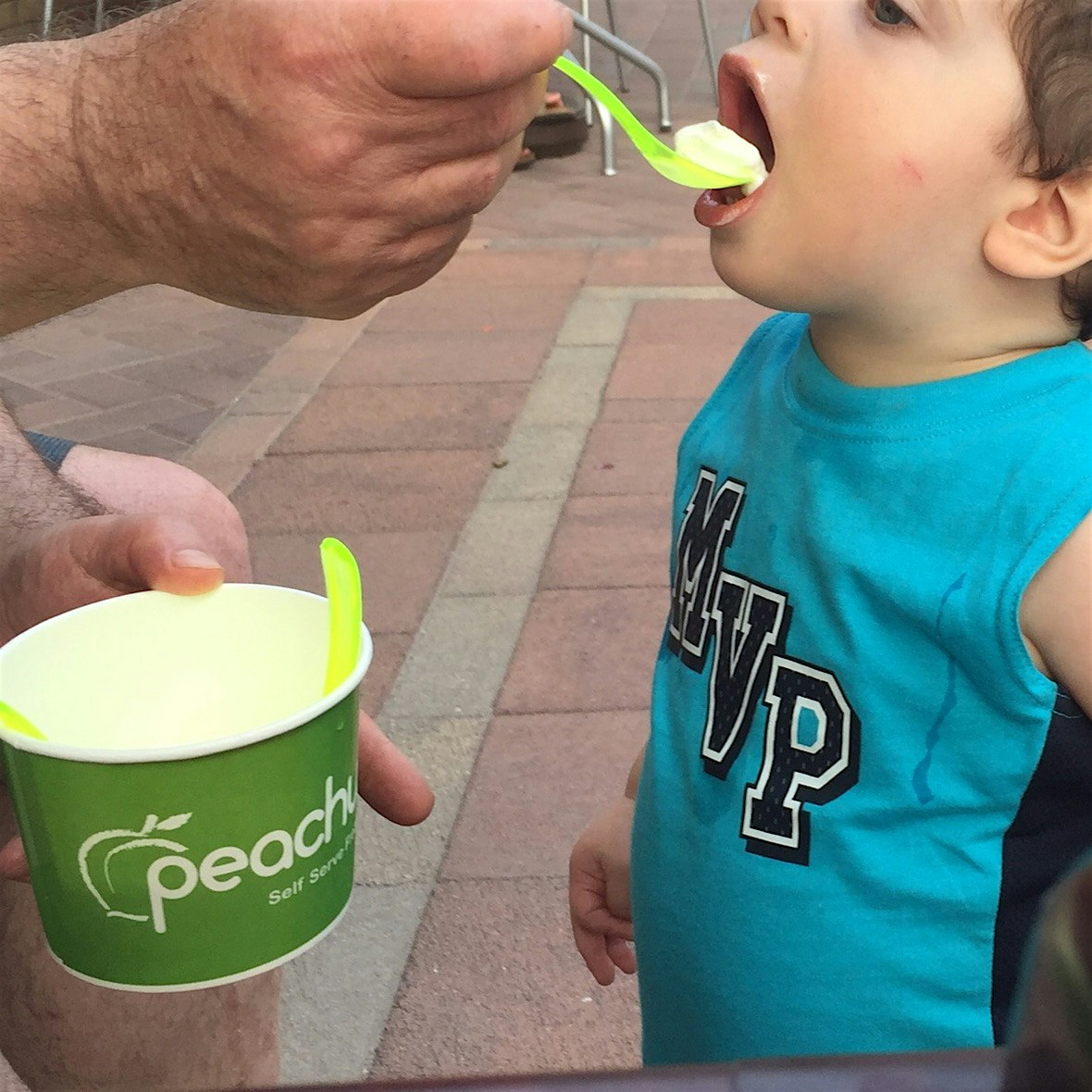 Wow, is this yummy stuff (frozen yogurt) also called food ?
