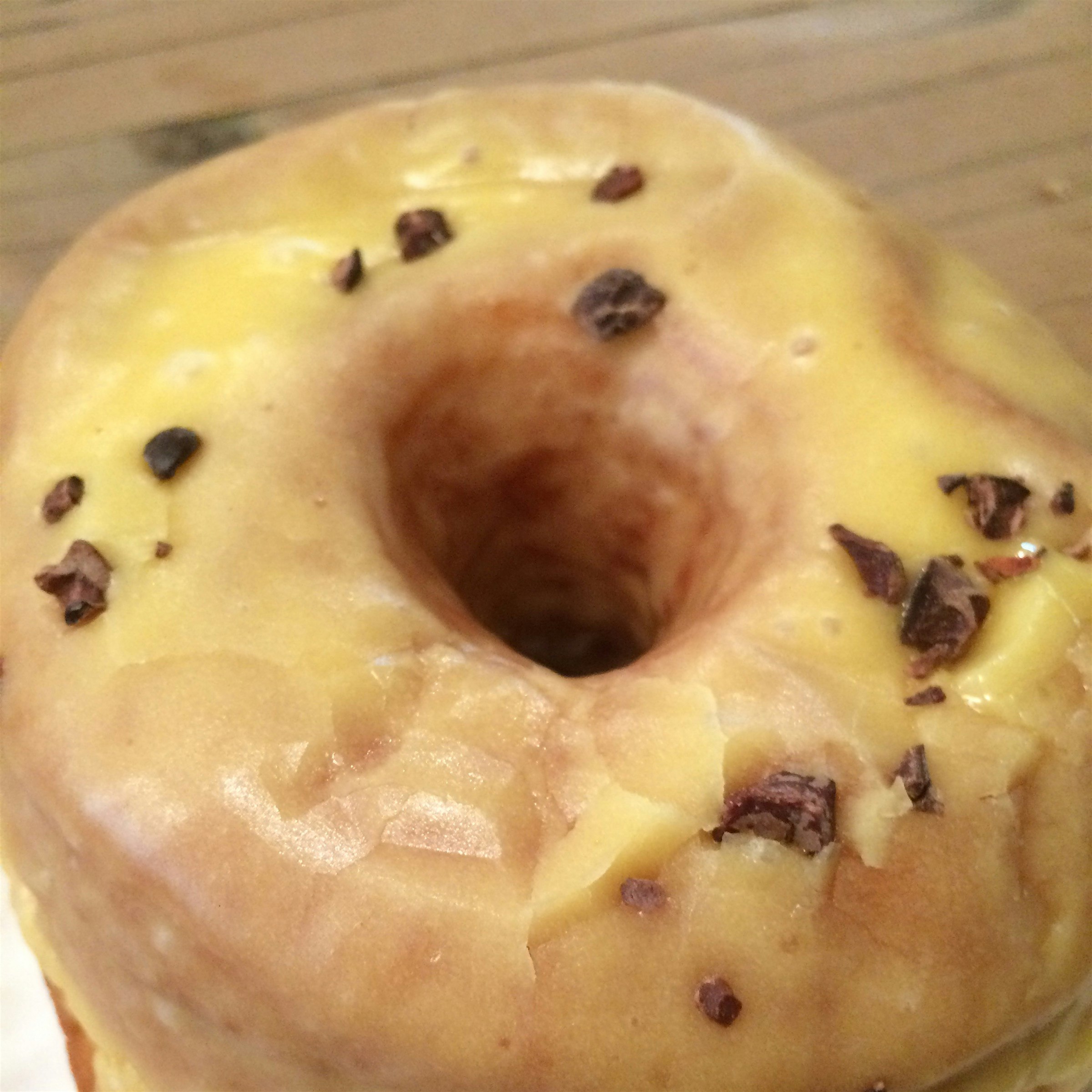 Celebrating my first week at Purpose with a doughnut! 