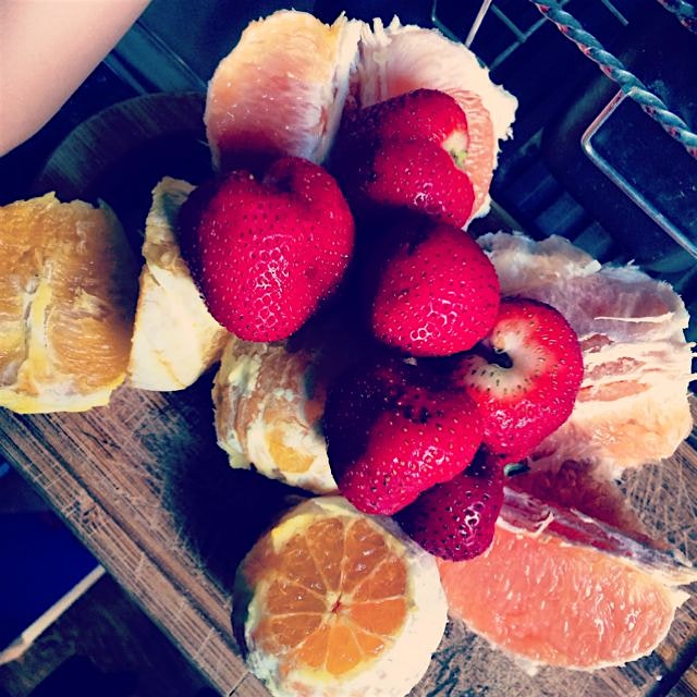 Fresh juice makes a great start to the day! 