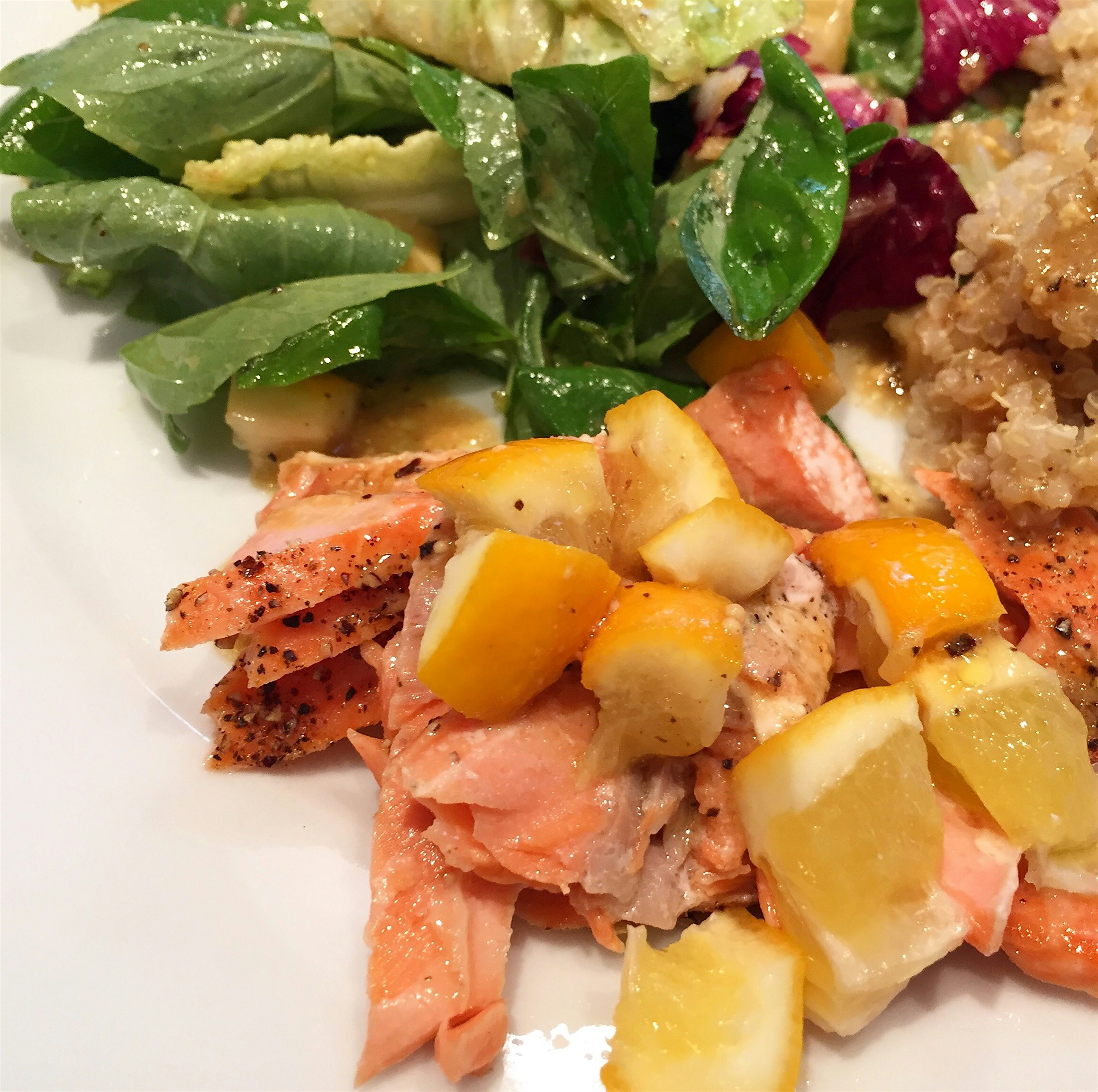 Basil in a salad is one of my top reasons for loving summer!