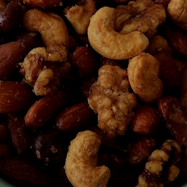 Roast nuts! The best snack.