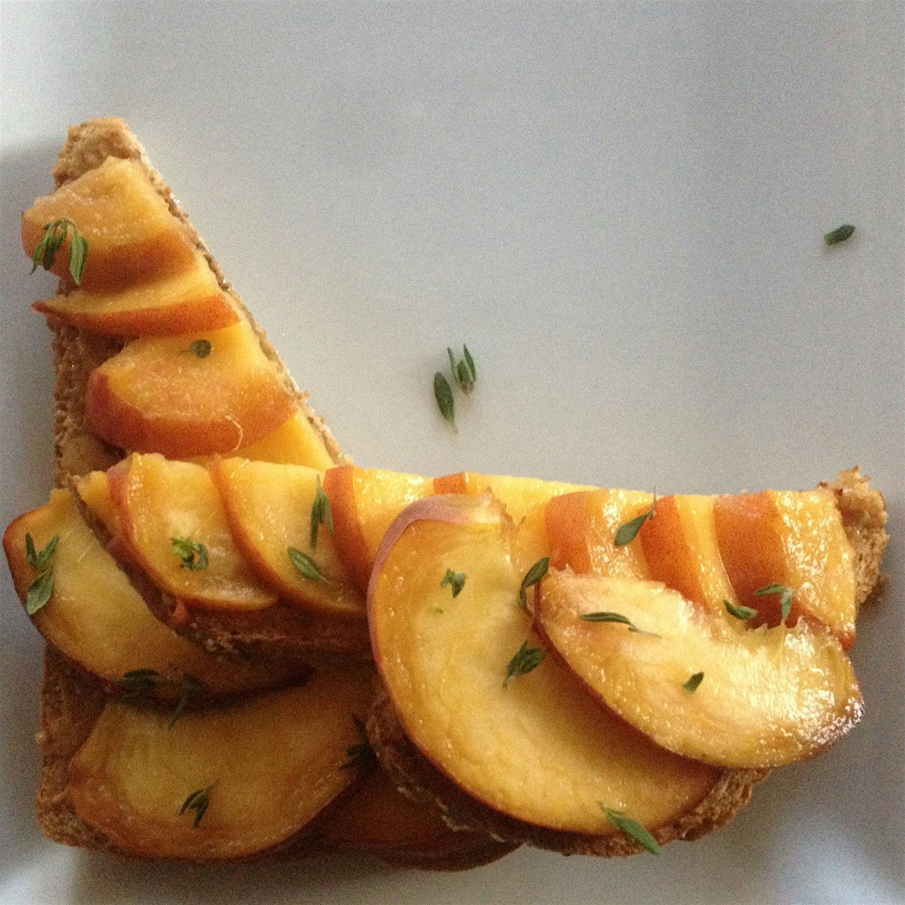 Peanut butter & peach thyme