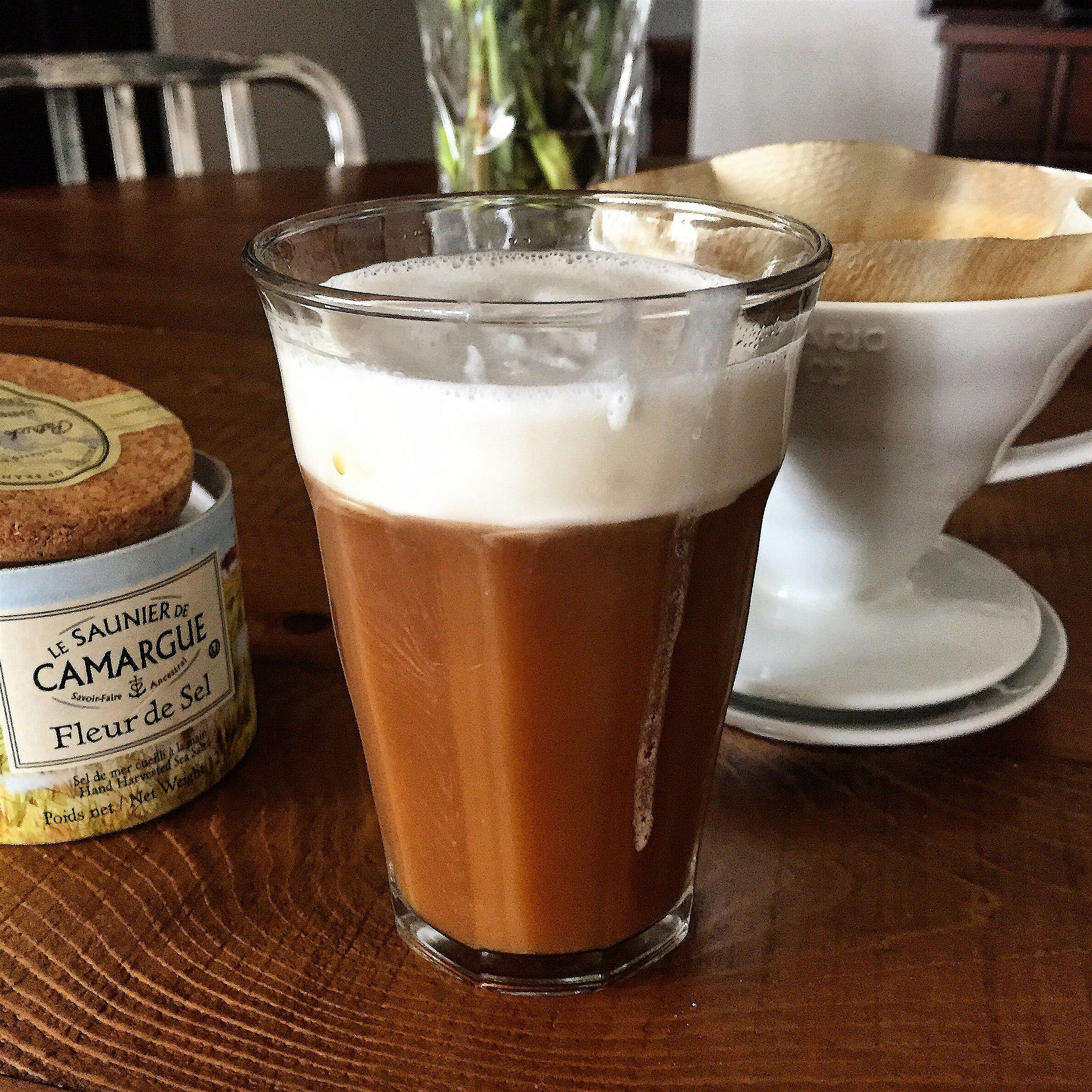 What's kept me going through a no caffeine month: Moka flavoured coffee 'alternative' with foamed...