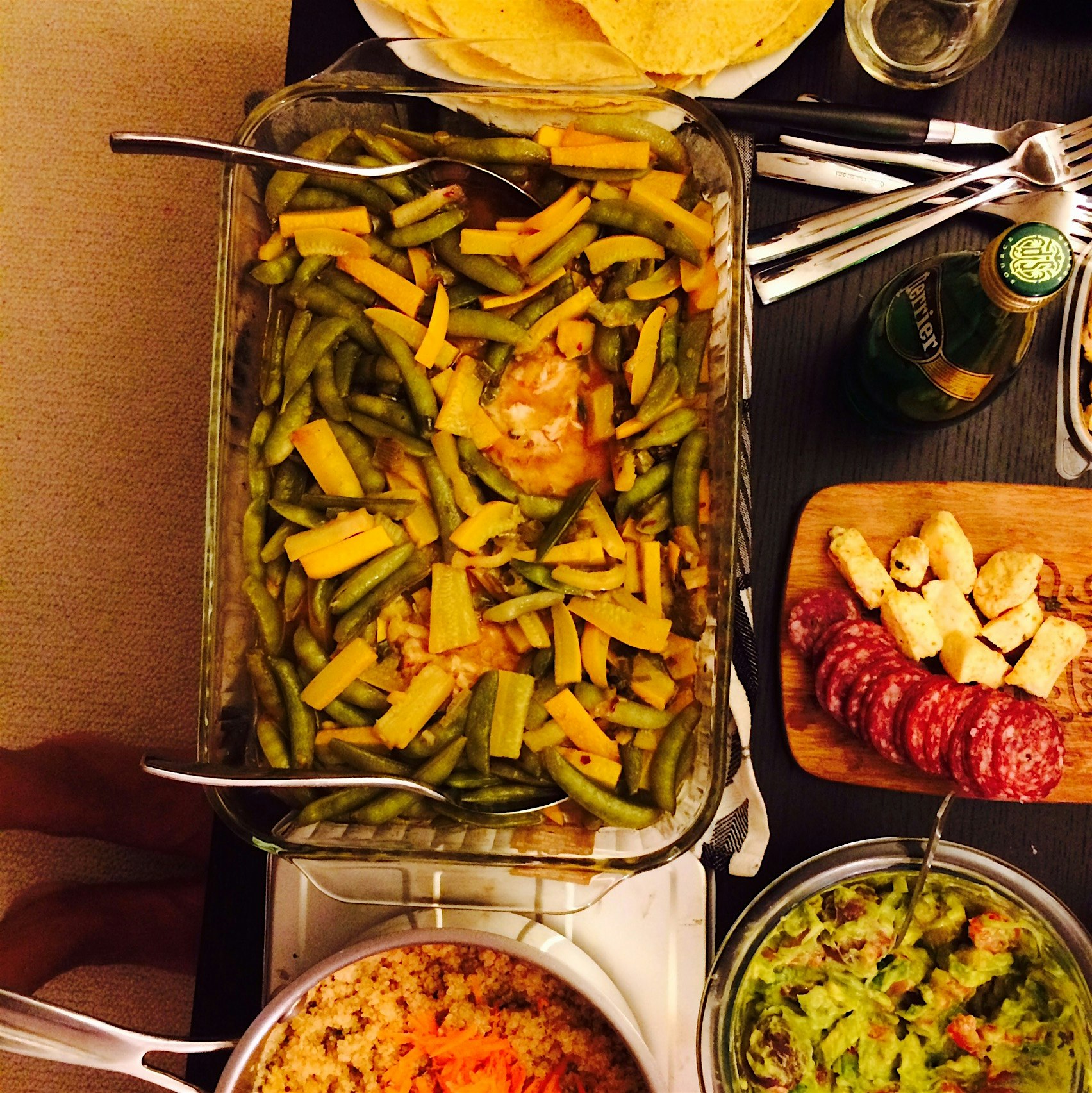 Rainbow style taco night! @akhilg2002 @poojisms @Nainiac 