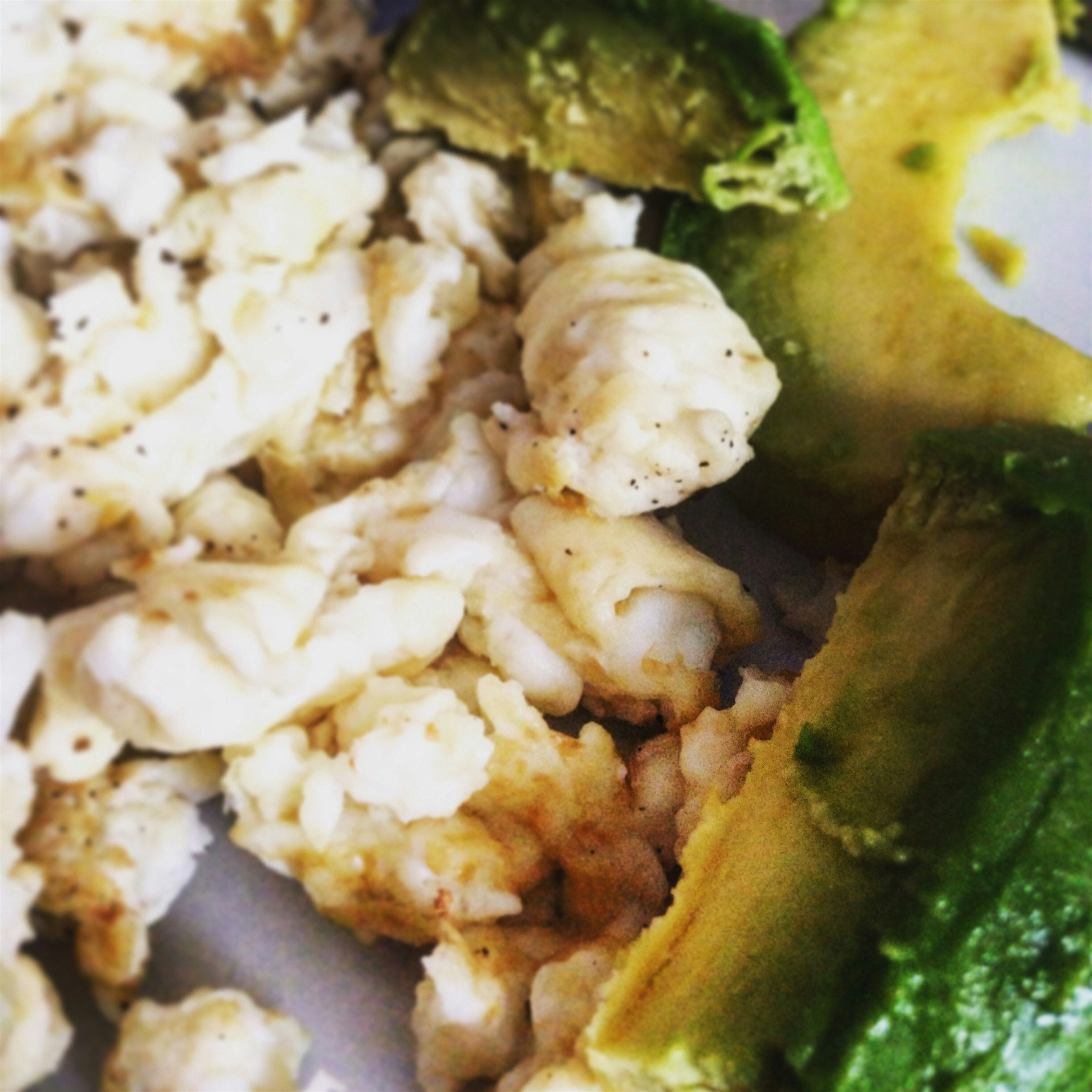 Saturday morning egg whites and avocado, post work out. 