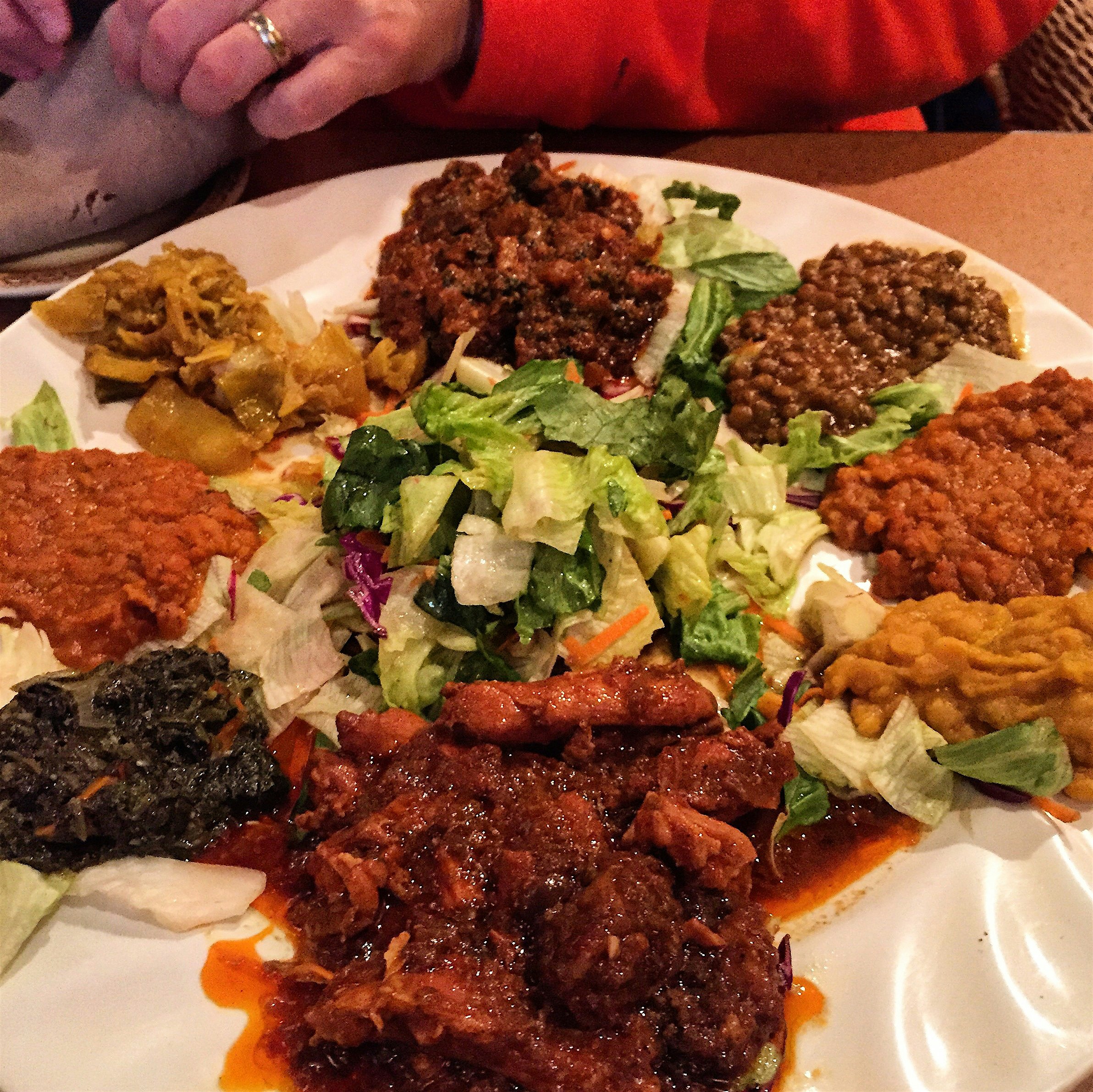 It was a miserable, rainy day in Toronto today. Warmed our tummies with all the flavours of Ethio...
