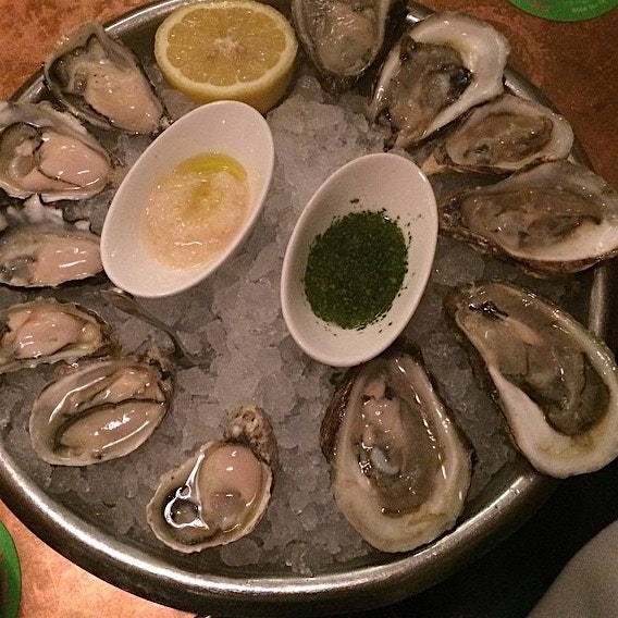 12 oysters - 6 east coast 6 west coast
