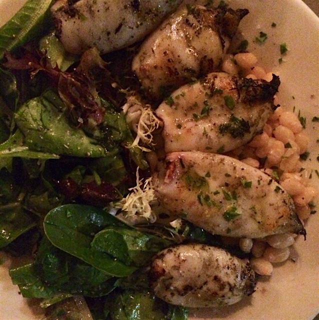 Grilled calamari @WharfPub #newportri