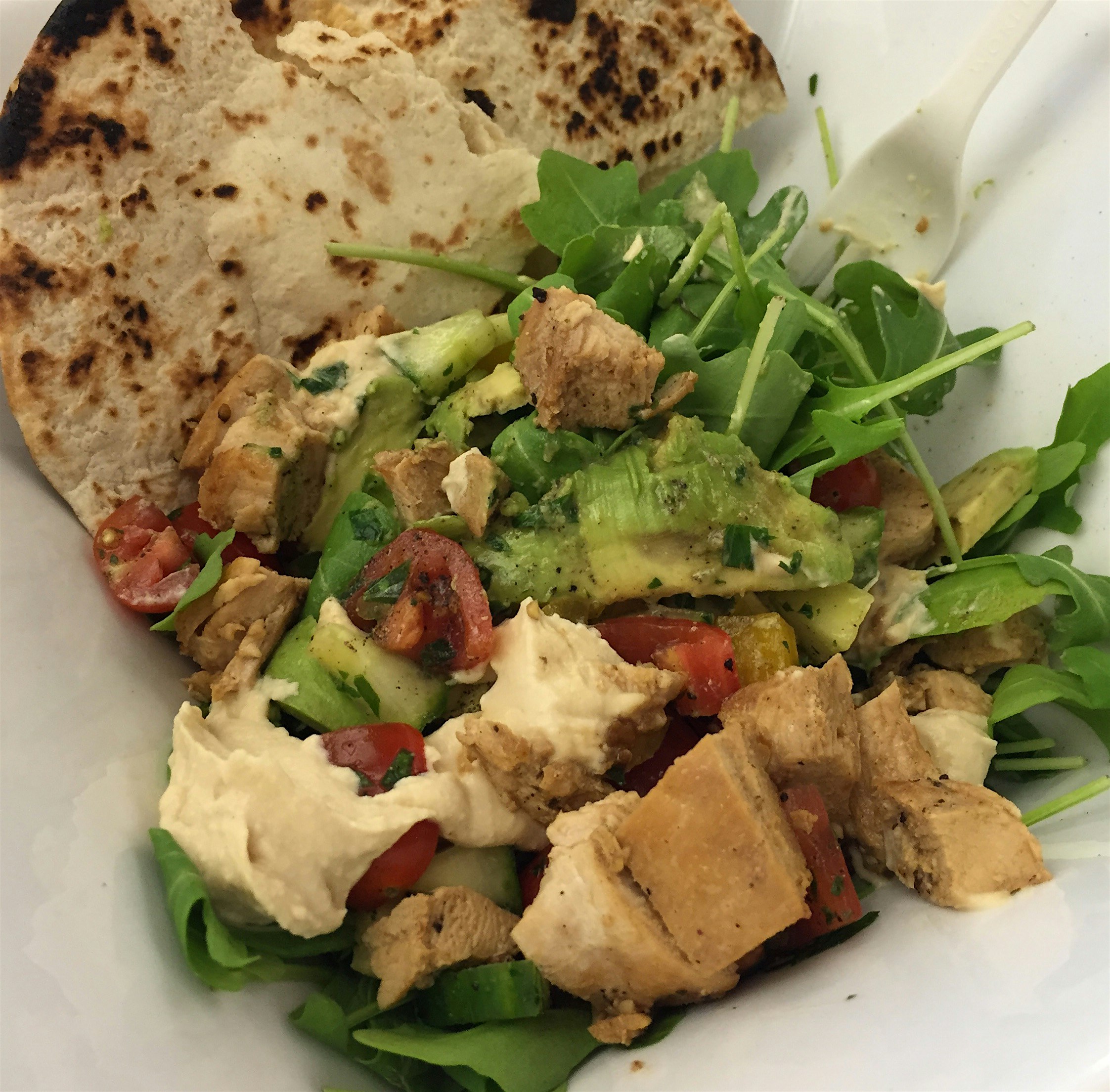 My favorite kind of lunch! This is the payoff for the prep done at the end of a long day. 