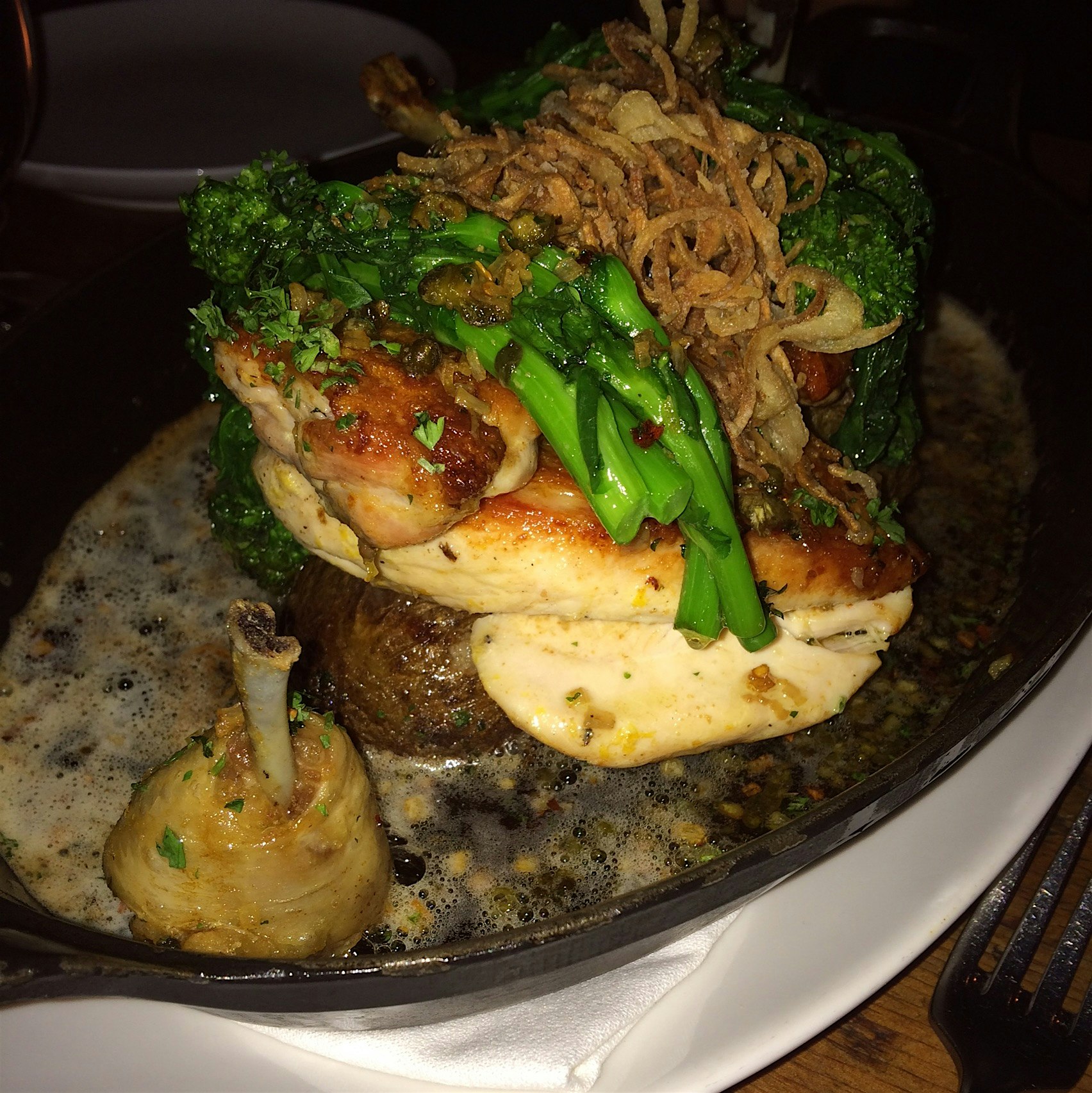 Chicken for the Table at Marc Forgione 