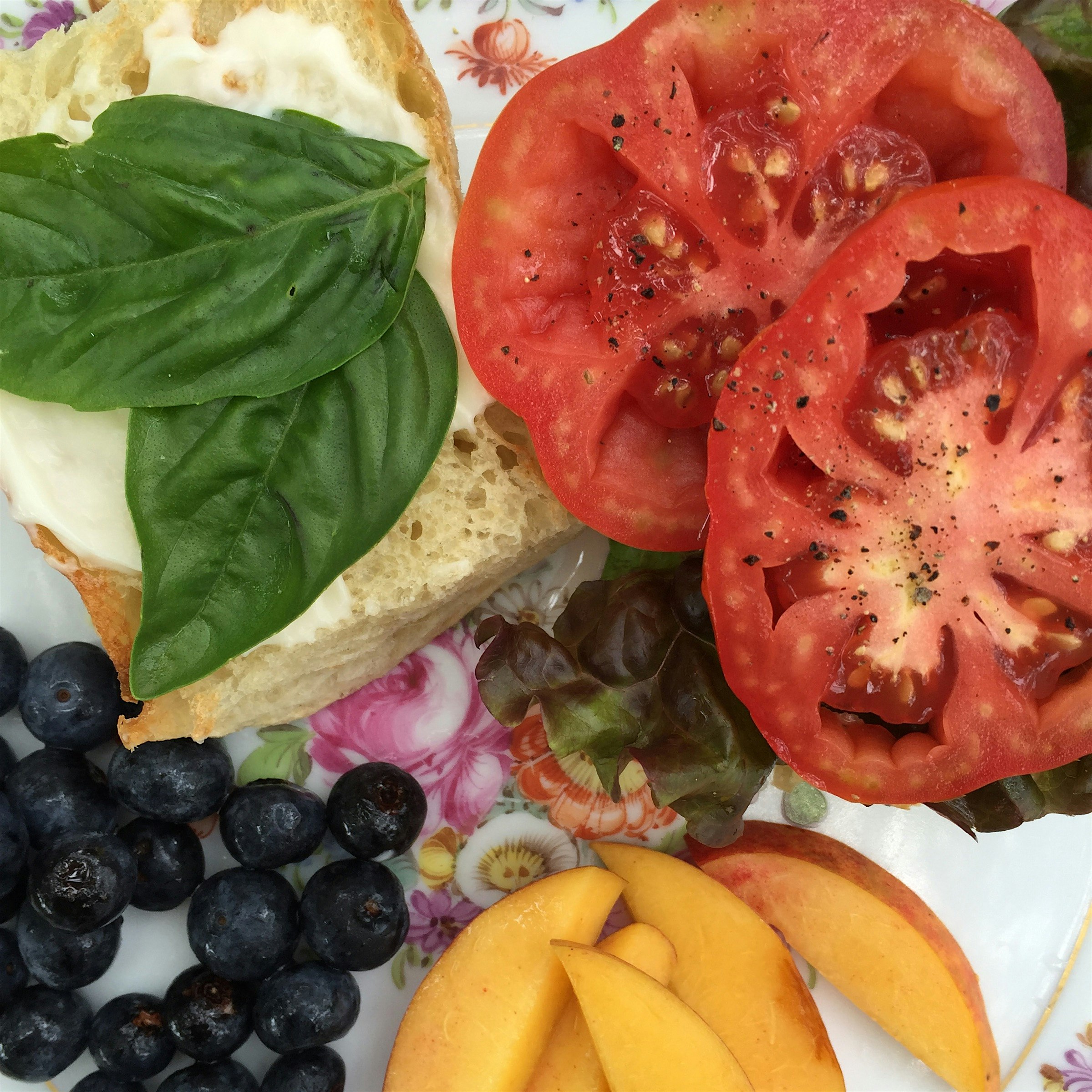 Happy Fourth of July! First local tomato sandwich of the season. 