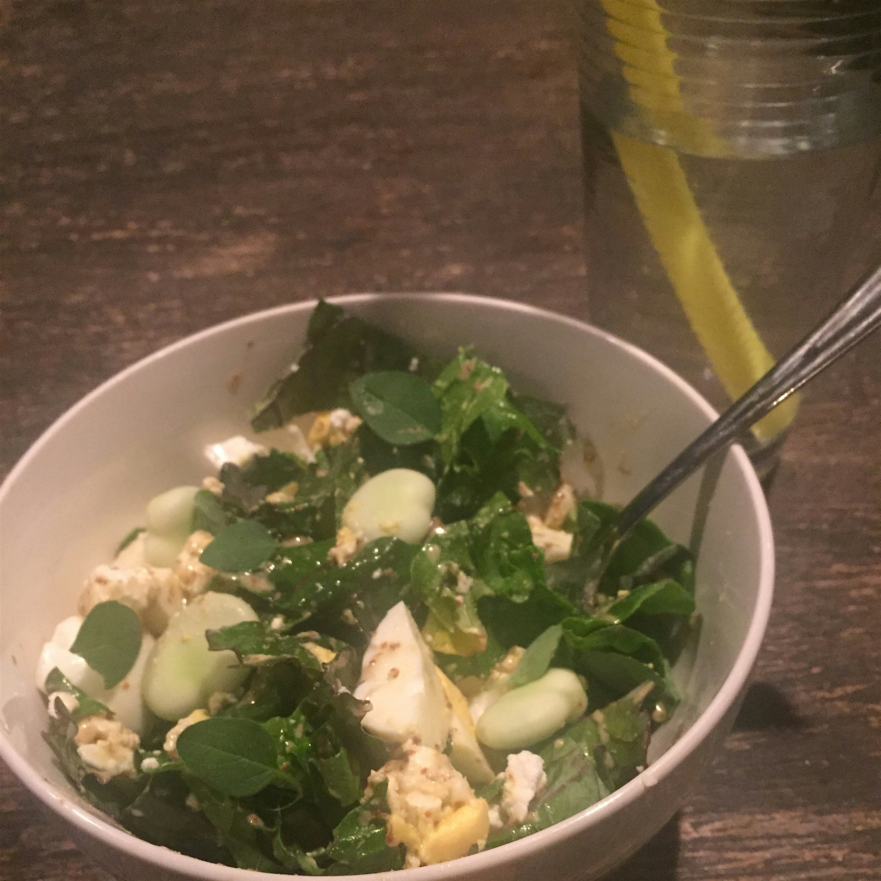 Green things from my CSA + H2O, a lovely reboot post-holiday weekend 