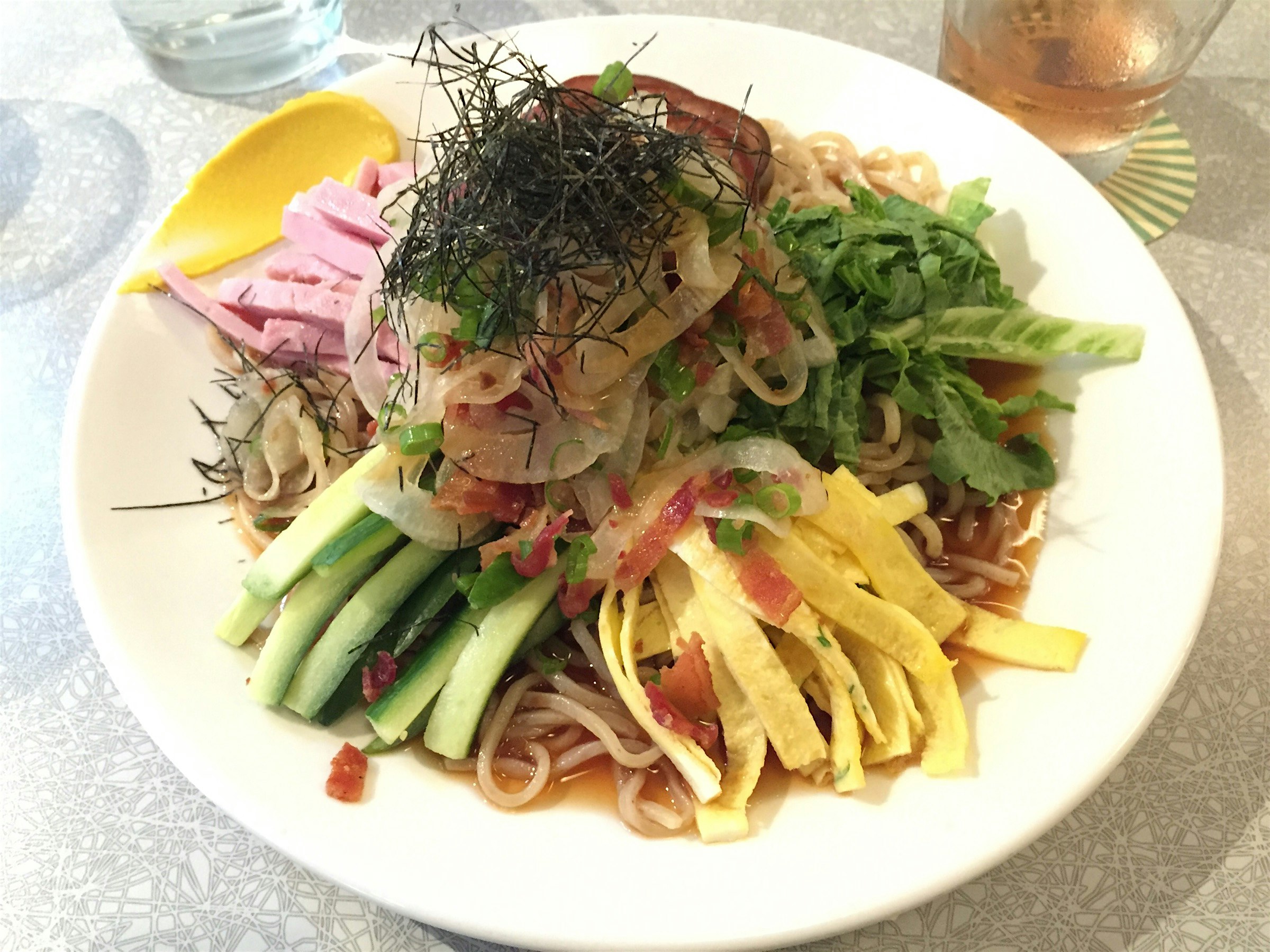 Ivan Ramen's new cold noodle menu - salad
