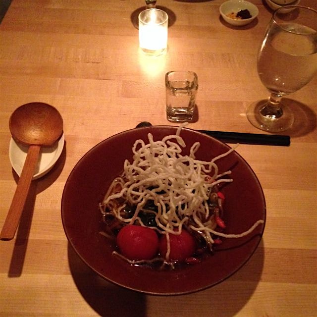 Sho-Jin (Vegetable Cold Ramen Soup) at Ippudo West! 